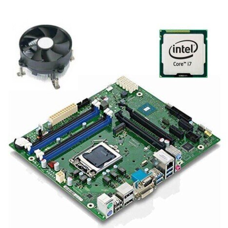 Kit Placa de Baza Fujitsu D3401-B11 GS1, Intel Quad Core i7-7700, Cooler